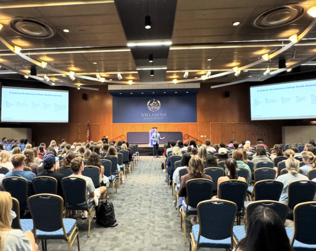 Villanova welcomed mental health advocate Zach Westerbeck this past week.
